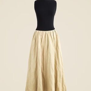 J. Crew Cream Maxi Skirt